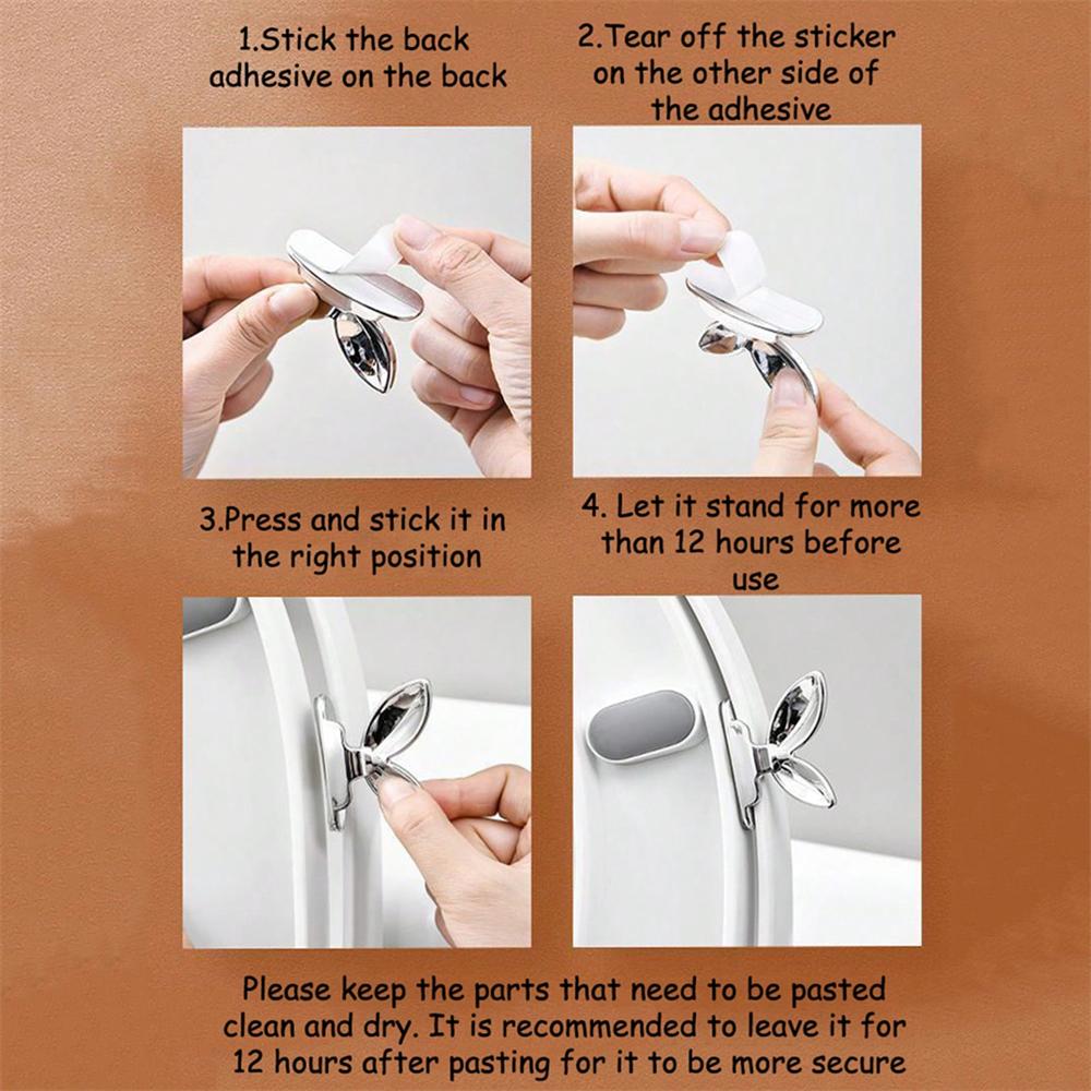 1 Stück Toilettendeckel-Hebevorrichtung Deckelheber Toilettensitzheber Toilettendeckelgriff Badezimmerzubehör Multifunktional