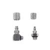 10Pcs 3mm 4mm 5mm 6mm OD Male Thread Mini Pneumatic Pipe Connector Screw Through Quick Fitting Air Tube Fast Twist Joint SMC typ
