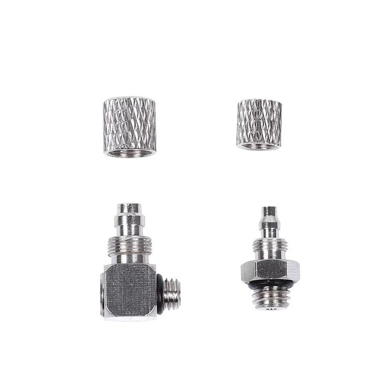 10Pcs 3mm 4mm 5mm 6mm OD Male Thread Mini Pneumatic Pipe Connector Screw Through Quick Fitting Air Tube Fast Twist Joint SMC typ