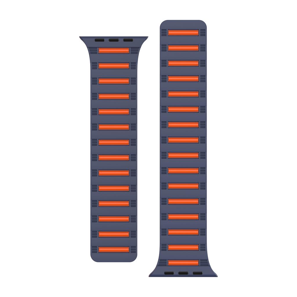 Pasek magnetyczny do Apple Watch Series 10 9 8 7 SE 6 5 4 3 2 1 42mm 41mm 40mm 38mm Silikonowy pasek do zegarka