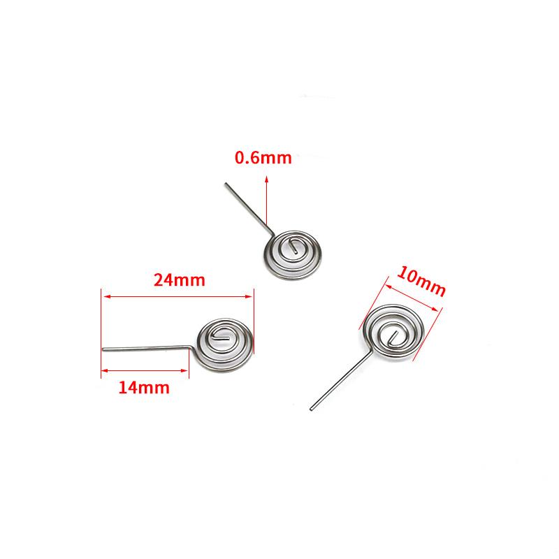 

5Pcs/set AAA AA Battery Positive Negative Coil Springs Contact Plate Nickel Wire Spring For DIY Electronic Accessories