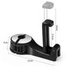 Multi-Function 2 In 1 Car Hook Hidden Lock Buckle Mobile Phone Holder Hanging Storage Adjustable Headrest Hook For Rear Seat