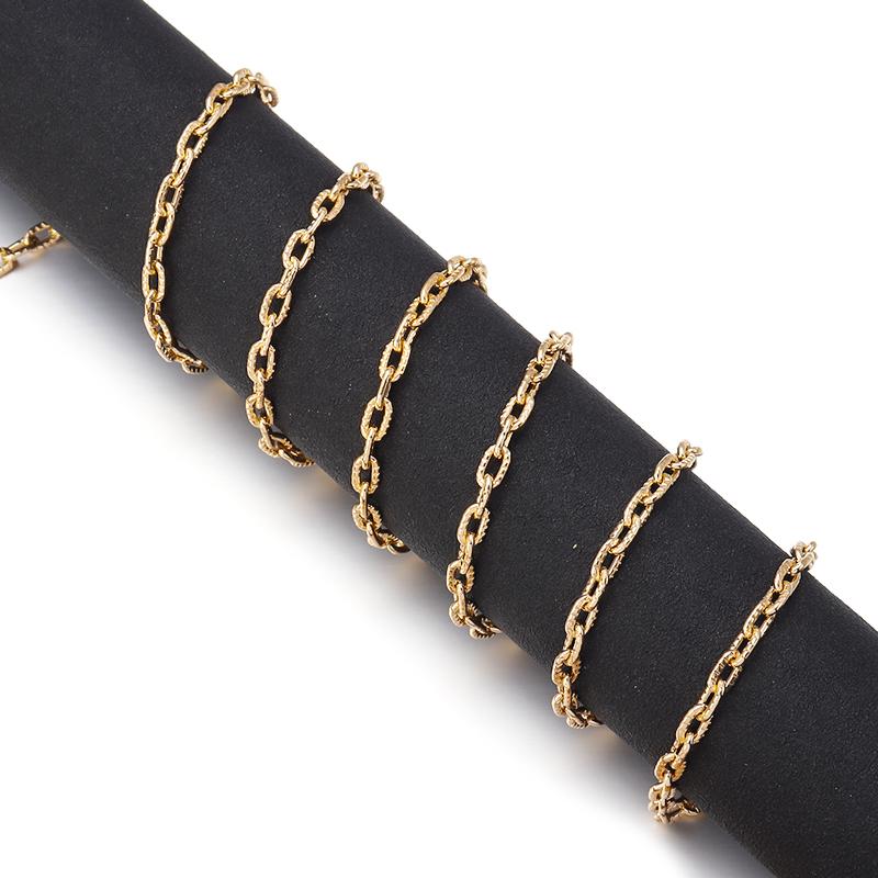 5yards/roll Metal Aluminium Chain Link Chain Unwelded Link Chain For Jewelry Making Chain DIY Bracelet Necklace Accessories