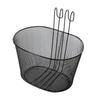 Durability Metal Bike Basket Convenient Storage Bike Front Basket Family Outings Bike Accessory