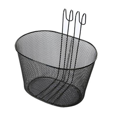 Durability Metal Bike Basket Convenient Storage Bike Front Basket Family Outings Bike Accessory