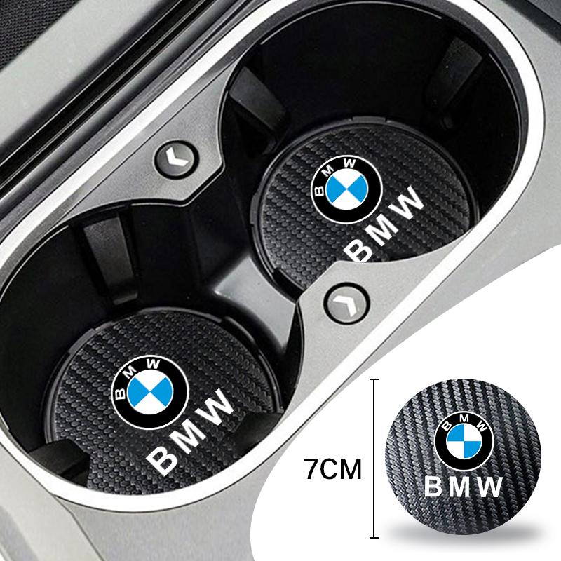 FA42Pcs Car Interior Coaster Water Cup Anti-slip Pad Decorate Mat For BMW G30 G32 G01 G02 G05 G06 G07 G26 G23 G22 F40 F20 G08 G16