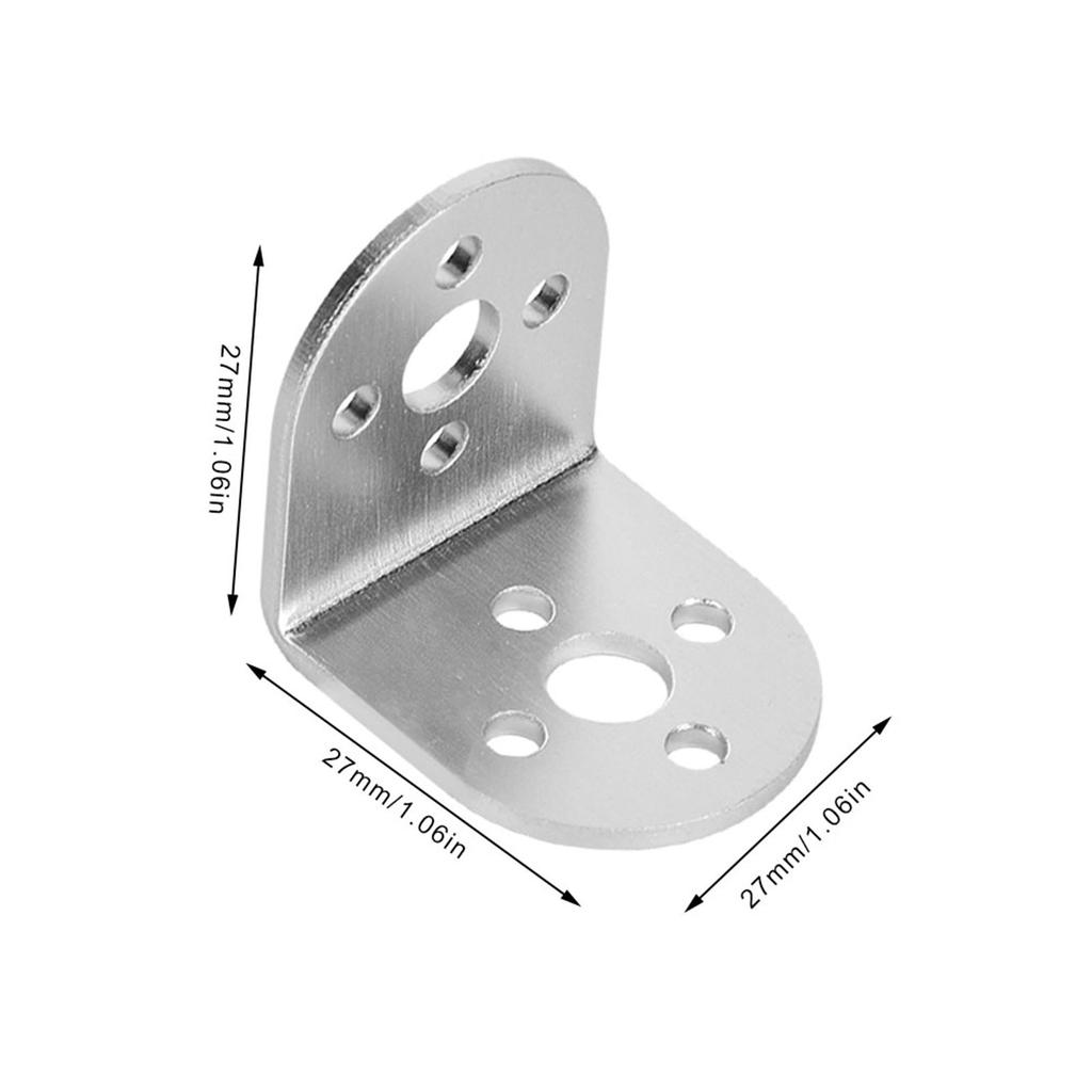 2pcs Aluminum L Shape Bracket for Pitsco Tetrix Robotics Replacement Parts