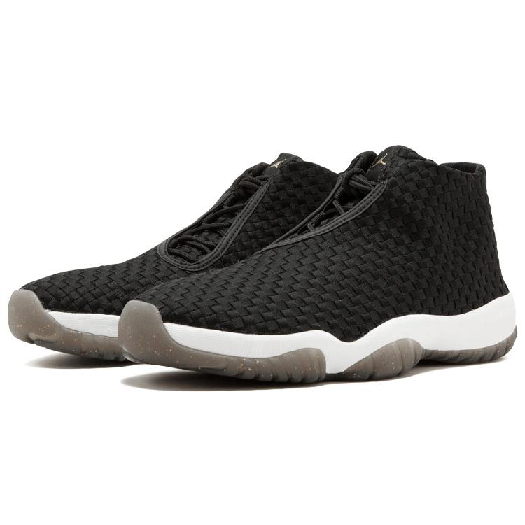 New JORDAN Future Black White Gold 656503-031