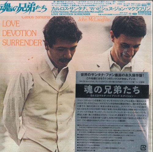 

CD КАРЛОС САНТАНА, ДЖОН МАКЛАФЛИН - Любовь Преданность Посвящение - SACD Мульти SICP10145 SONY MUSIC LABE 2023 Япония Оби Рок