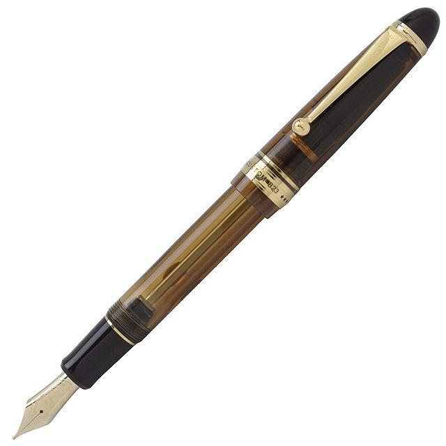 Pilot CUSTOM 823 Plunger Type Transparent Brown Signature Nib FKK-3MRP-BN-S