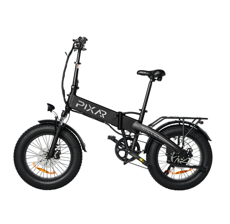 PIXAR Star City Commuting Folding Electric Bicycle 48V15Ah Battery 500W Motor 20 Inch Fat Tires 120kg Load 45-55km Range E-Bike