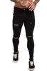 GINGTTO Distressed Stretch Denim Pants Men's Jeans,