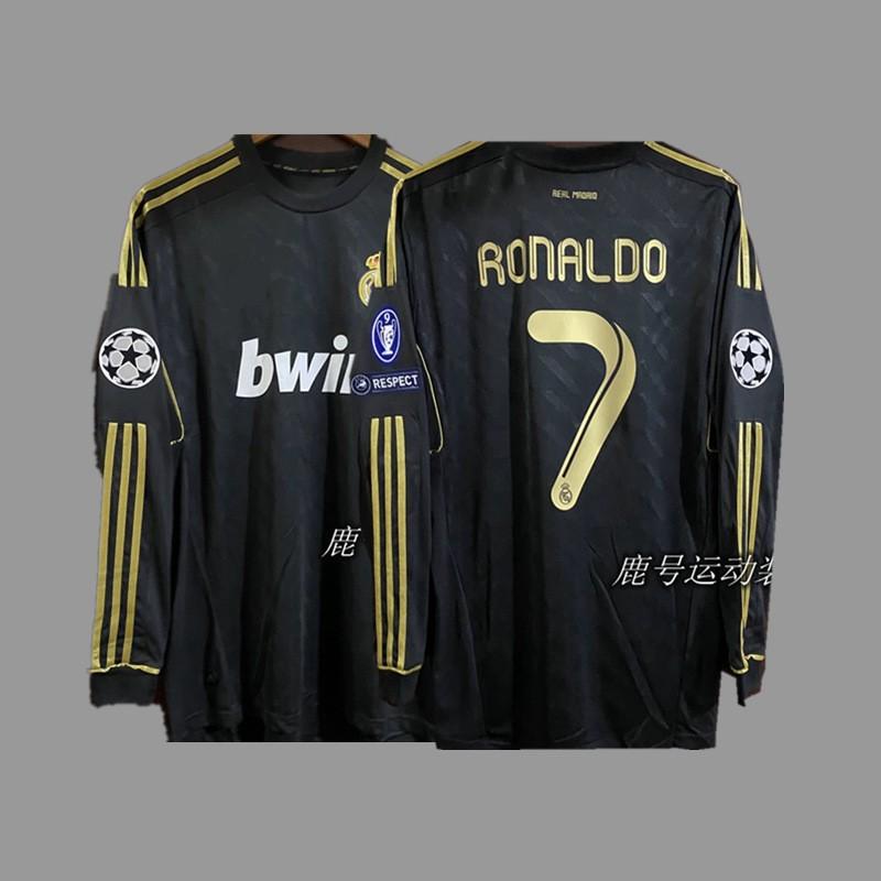 Vintage Long Sleeve Football Jersey Retro Soccer Shirt Men Women Sportswear