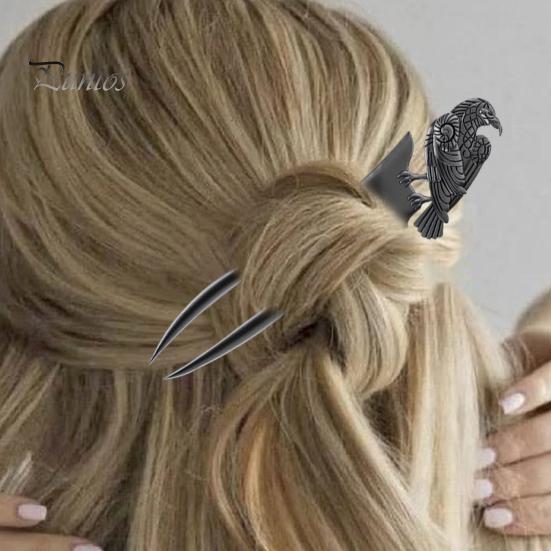 Pince à Cheveux Griffe De Chauve-souris Halloween - Accessoire Gothique Métal Pour Cosplay Et Fêtes - 3