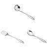 Stainless Steel Kitchen Utensils With Wall Mount For Durable Cooking And Storage