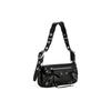 Balenciaga Le Cagole Adjustable Shoulder Strap Studded Magnetic Closure Textured Lambskin Mini Handbag Women handbag Black 7716701VG9Y1000