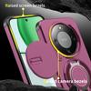 Magnetic Metal Ring Stand Armor Case For Honor X9d X70 Magic 8 Lite 5G Slide Push Window Lens Protection TPU Plastic Phone Cover