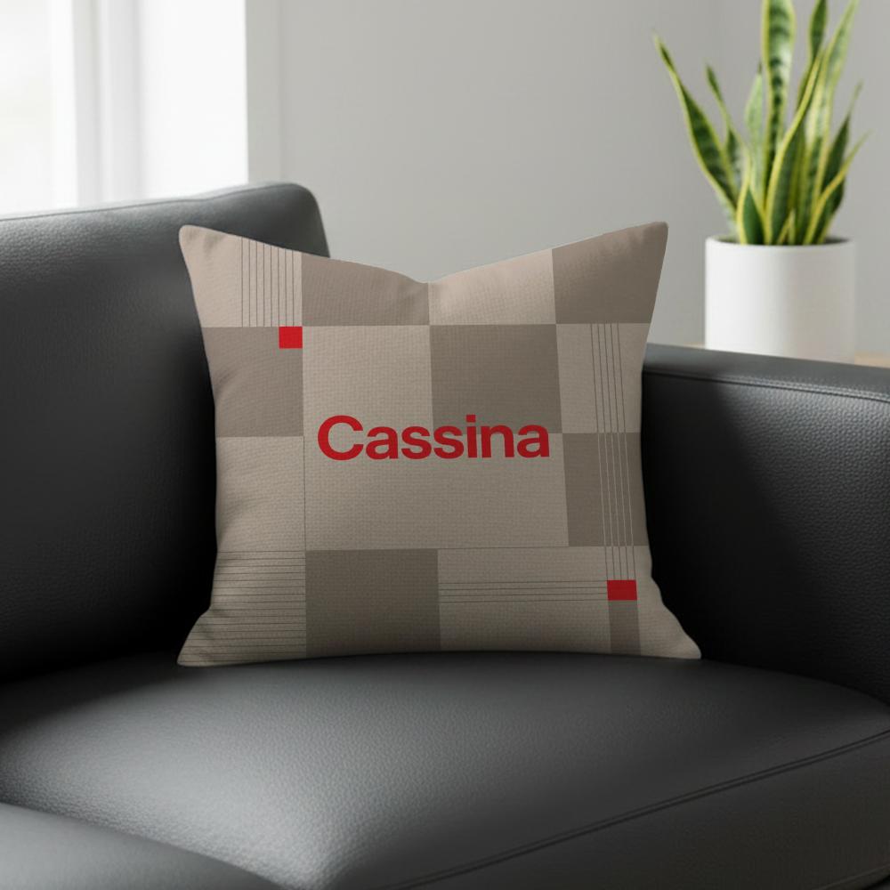 Brand Cassina Cushion Cover Natural Linen Pillowcase Set AllinOne Decor for Sofa Bedroom Chair