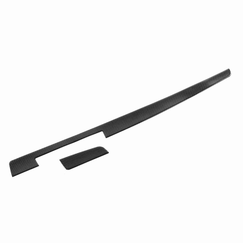 2 Buc. Acoperire Consola Centrală Ornament Panou Instrumente Copilot Decor Fibra de Carbon Moale Potrivit pentru RAV4 1519