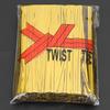 3200pcs Cake Bag 10cm Length PET Twist Ties Metallic Material Reusable Ties Bag Twist Ties Bakery Twist Tie Candy Packaging