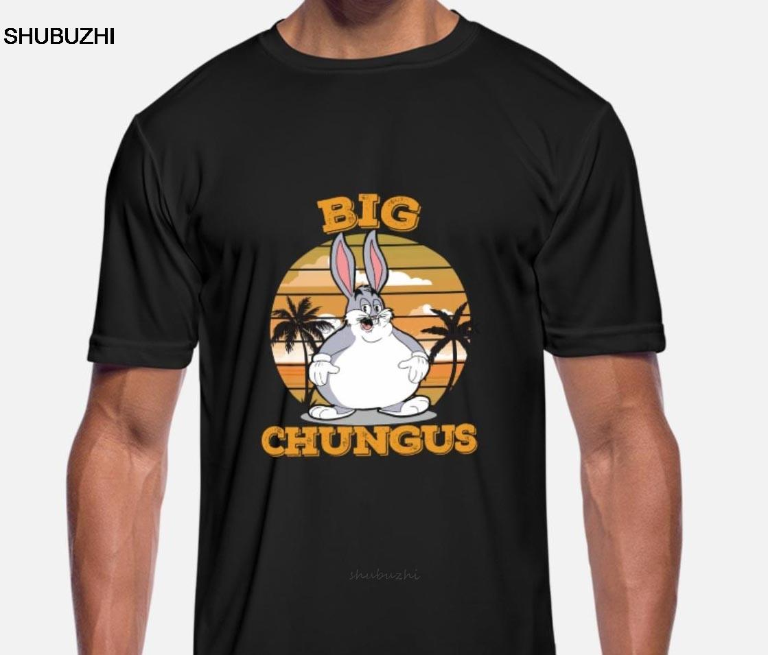 Summer Funny Print Men T shirt Women Cool TShirts big dank meme chungus shirts Unisex New Fashion tshirt S