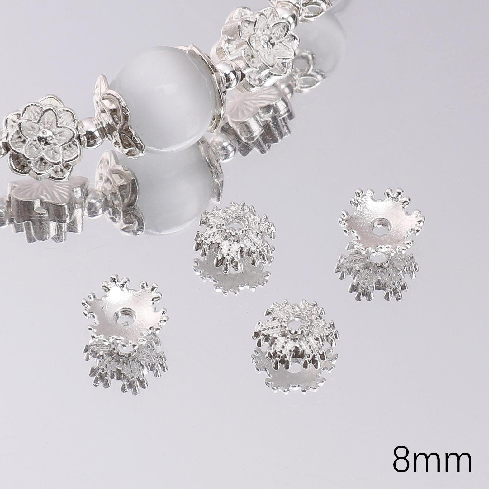 

Сплав Цветок Поднос Разделитель Аксессуары Подвески Подвеска Для Изготовления Ювелирных Изделий DIY Серьги Ожерелье Браслет 10 8mm 50pcs