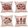Valentine's Day Heart Pattern Sofa Pillowcase
