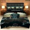 Supernatural Pattern Bedding Quilt Set Quilt Cover Pillowcase Home Birthday Gift(1 * Duvet Cover + 2 * Pillowcase, Without Core)