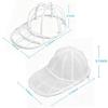 2pcs Double Detachable Baseball Cap Washing Frame,Anti-deformation Laundry Hat Protector,Reusable Cap Cleaning Support Rack