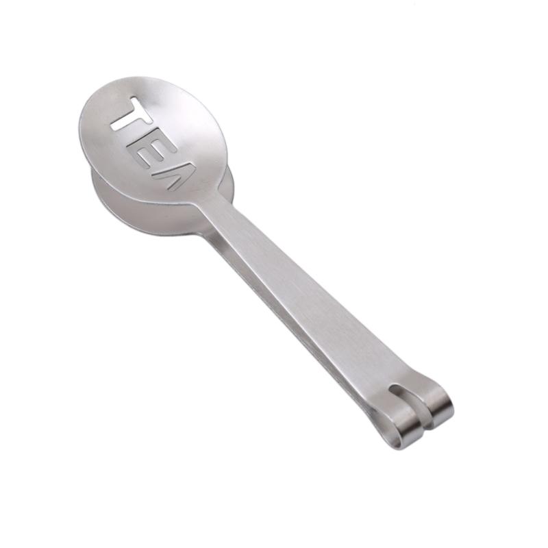 

Tainless Steel Tea Bag Clip Tongs Teabag Squeezer Strainer Holder Grip Spoon Mini Teas Leaf Anti-hot Clamp Drinking Clips