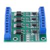 4‑Way MOS Tube Module Field Effect PLC Amplifies Board with Input Output Signal Indicator
