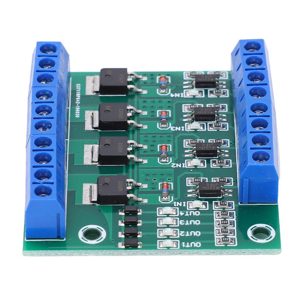 4‑Way MOS Tube Module Field Effect PLC Amplifies Board with Input Output Signal Indicator