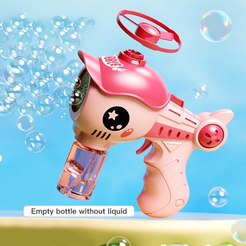 New 40 Hole Rocket Launcher Handheld Portable Electric Automatic Bubble Gun Party Birthday Gift Toy(without Bubble Water)