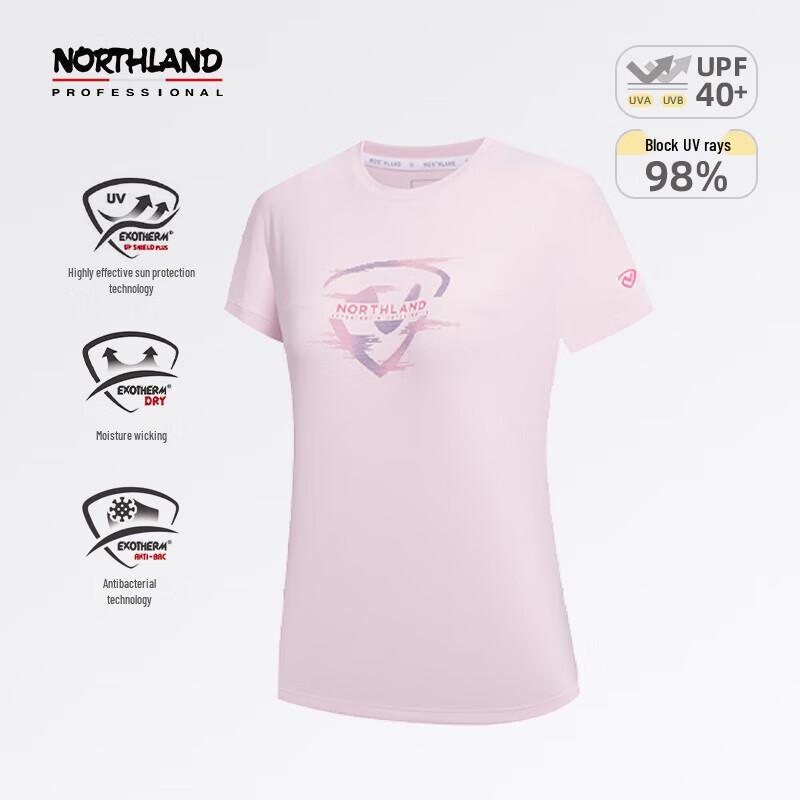 

NORTHLAND Women s Outdoor Short Sleeve T-Shirt NTSEH2315S 175/96A