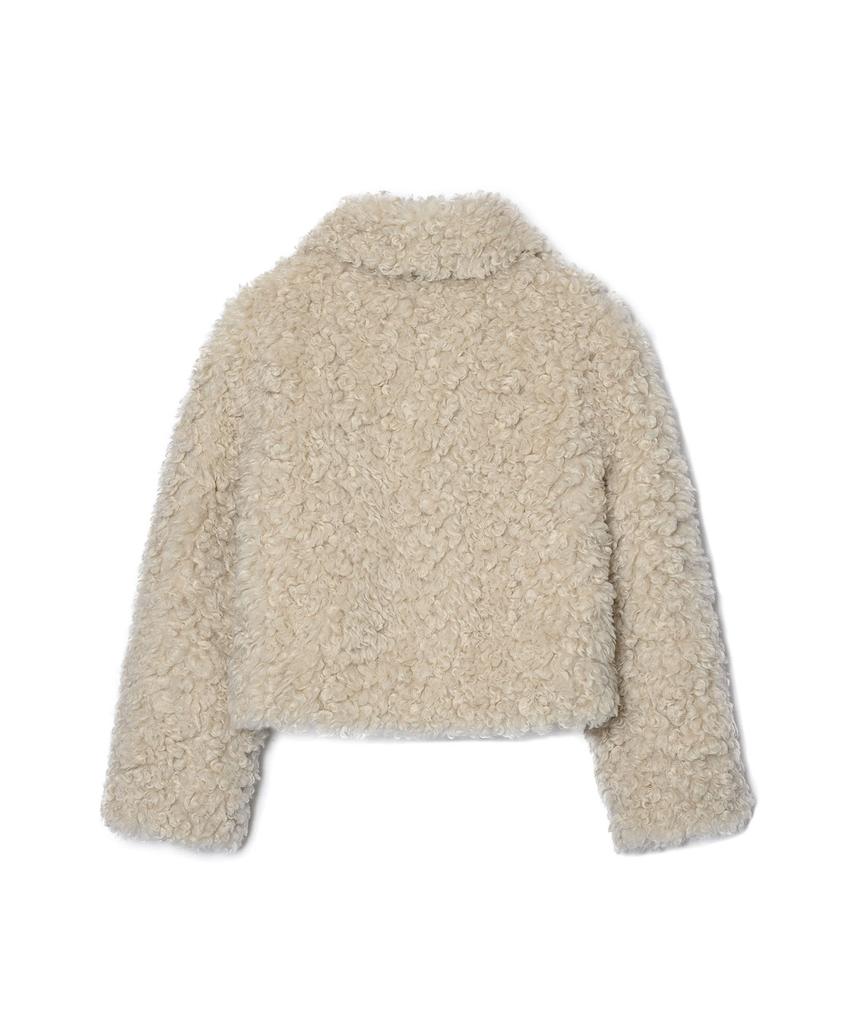 Leftseoul Shearling Fur Jacket [Ivory]