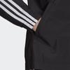 adidas FW22 Logo Casual Sports Hooded Jacket Women Outerwear Black GR9602