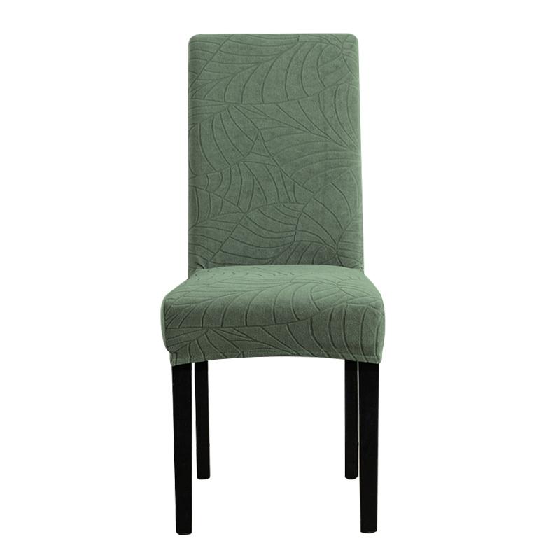 1/2/4PCS Premium Stretch Jacquard Chair Covers Fits Most Chairs Dining Room Restaurant Home Decor Leaf Pattern Chair Slipcover