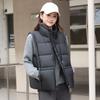 New down cotton vest women's coat autumn and winter fashion warm cotton-padded jacket vest vest jacket