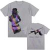 2026 Midnight Sun ZaraLarsson Tour Affiche Impression T-shirt Hommes Femmes Coton Été Nouveau T-shirt Streetwear Y2K Gothique Coton Oversize T-shirts