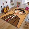 Cartoon Gentleman Smile Patterned Carpet, Non Slip Mat Suitable for Living Room and Bedroom Sofas