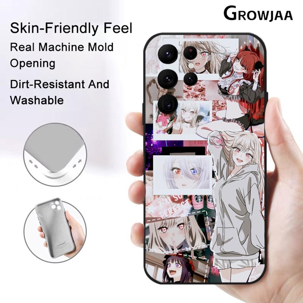 Marin K-Kitagawa Anime Dívka Pouzdro na Telefon Pro Samsung Galaxy S25 S24 S22 S23 Ultra S21 S20 Plus 5G Ochranné Silikonové Funda