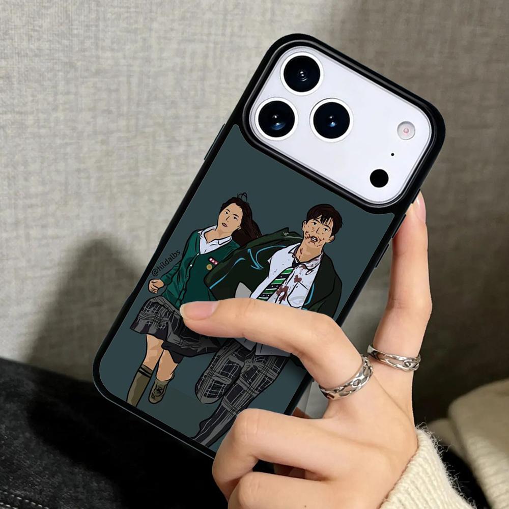 Capa Case for iPhone 17 Air 16 Pro Max 15 Plus 11 13 Mini 14 12 Back Phone Cover All of us are dead