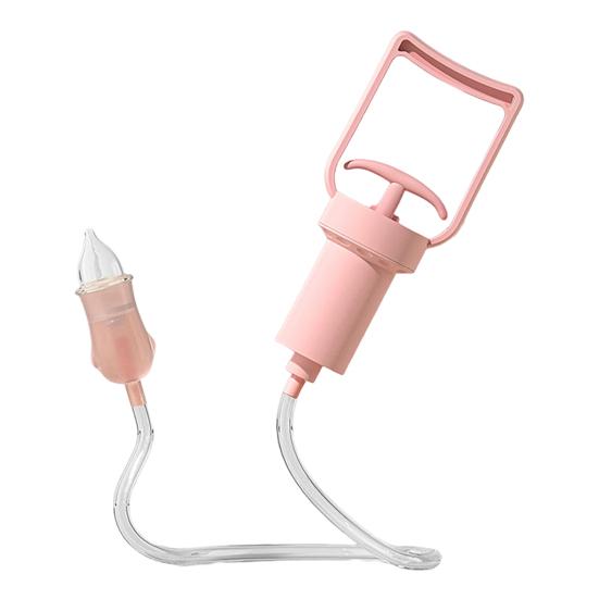 

Детский назальный аспиратор, очиститель носа, компактный дизайн, портативный, удобный в использовании аспирационный насос, ручной назальный аспиратор для ребенка розовый
