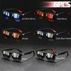 6pcs Fashion Glasses for Men Women Retro Square Ideal for Parties Gifts Street Pography Holiday Costumes Stylish Eyewear