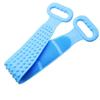 OANGO Silicone Body Back Scrubber Bath Brush Washer For Dead Skin Removal Mens Womens Double Side Brush Belt For Shower Exfoliating Belt, Easy To