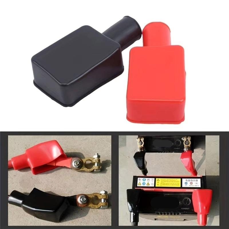 Corrosion Resistant Acid Leak Proof Silicone Terminal Protectors Cap Insulated Design for Vehicle Battery Maintenance