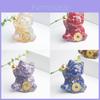 Natural Crystal Fortune Cat Office Desk Decor With Gemstone Embellishments For Home And Gift