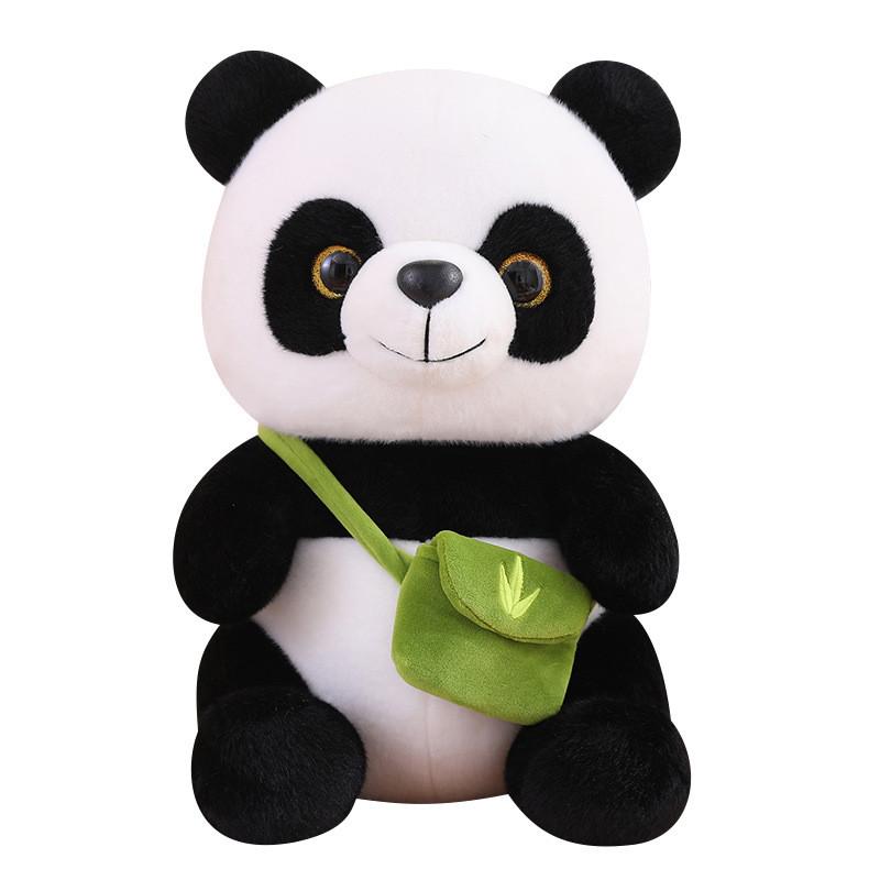 Panda Cute Big Plush Toy Realistic Design Souvenir Fiber Cotton Gift Stuffed
