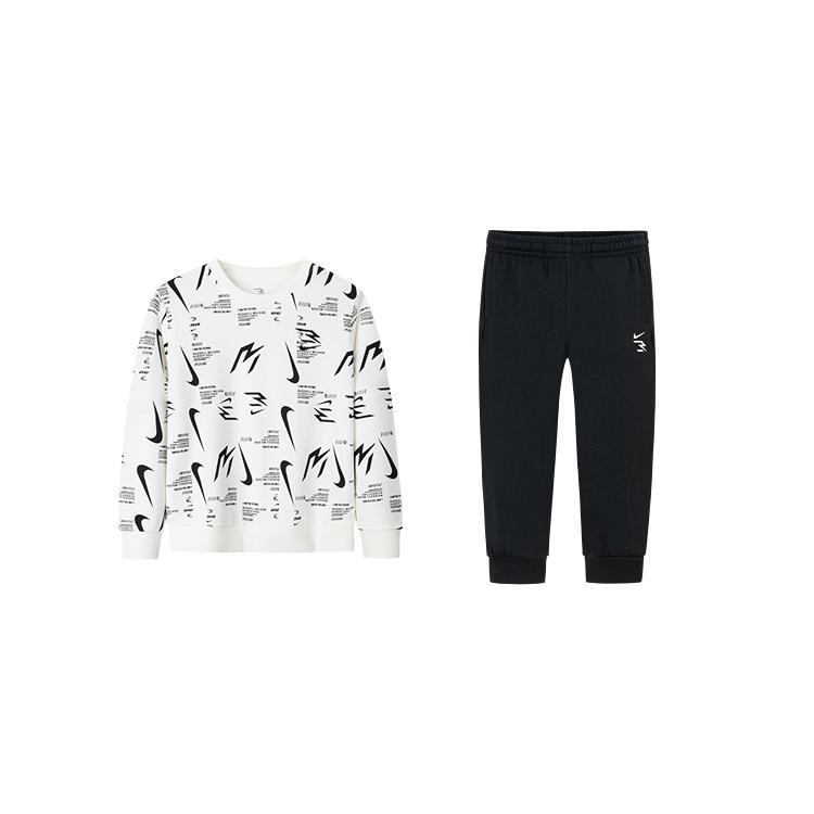 

Nike Casual Sports Suit Comfortable Soft Solid Color Kids suits Cotton-Candy N32512375GS-002 S