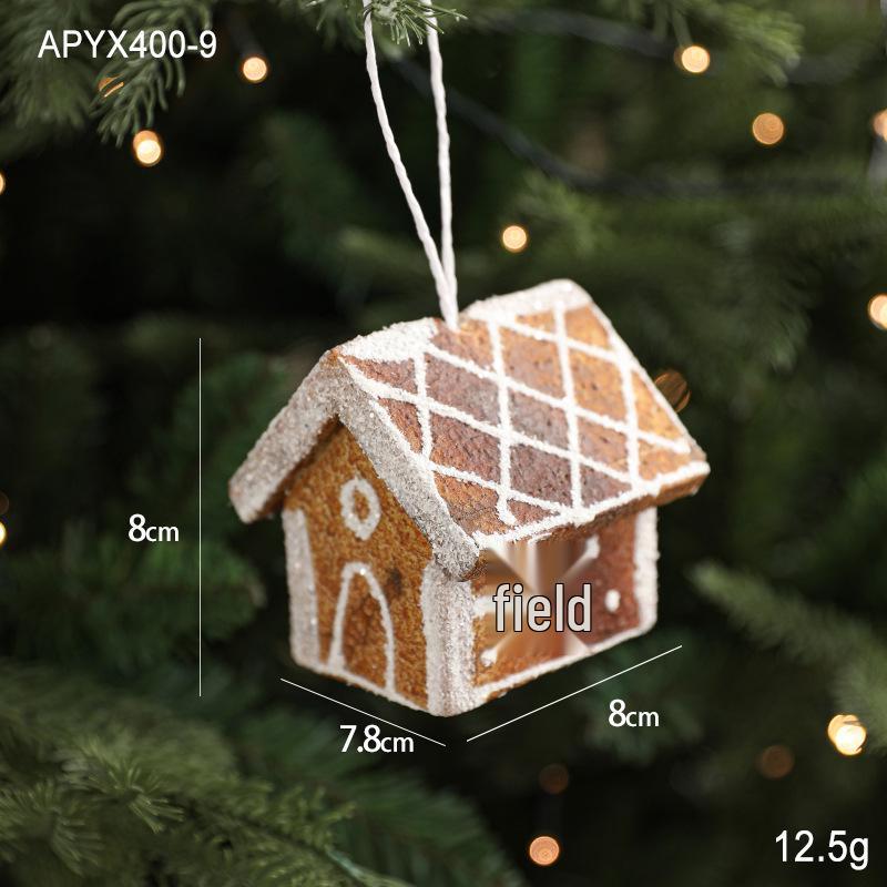 Cross-border Christmas Decorations: Adhesive Powder Snowflakes, Stars & Tree Ornaments